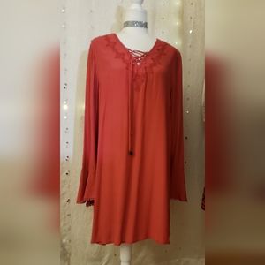 xhilaration nwot boho dress size large